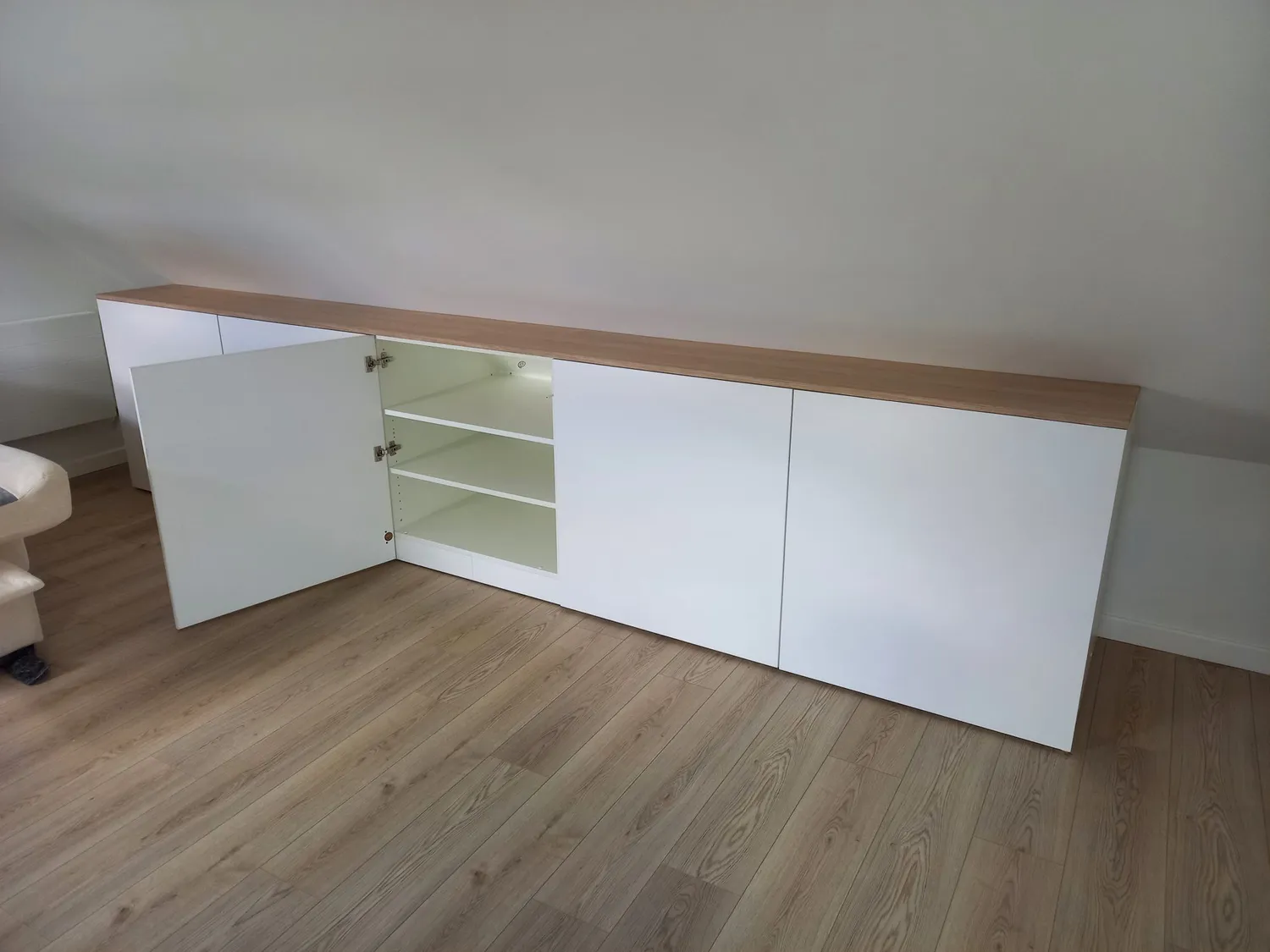 pose de bardage bois segre en anjou bleu