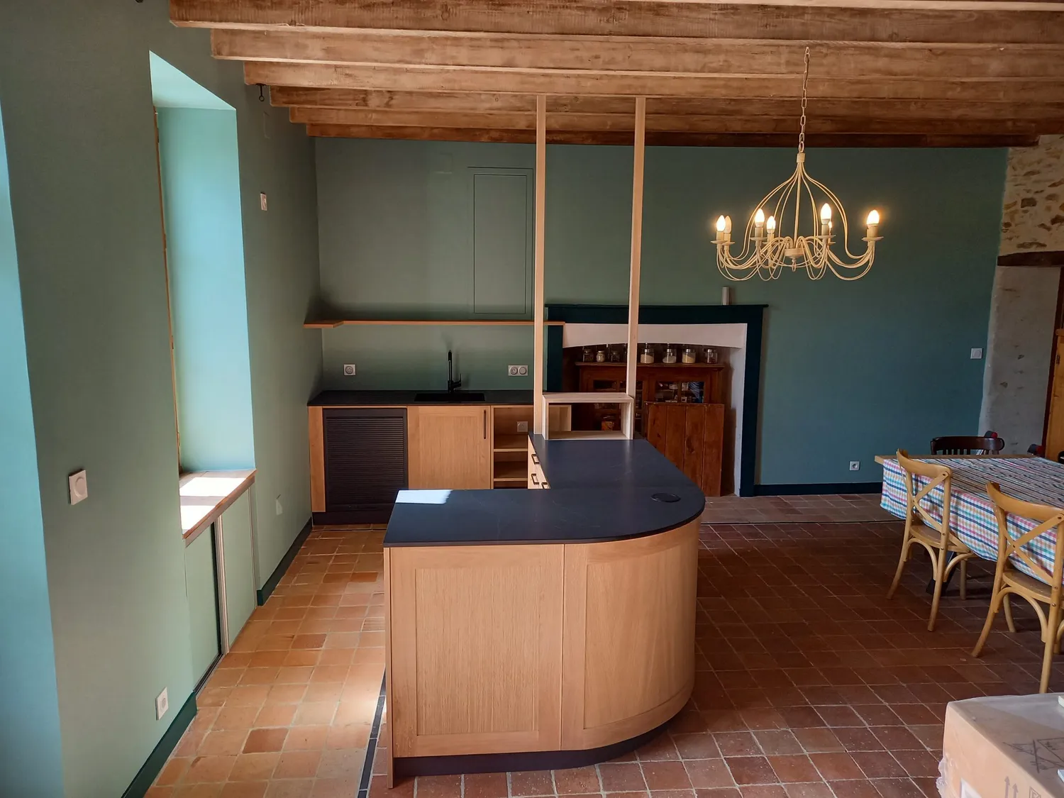 pose de cuisine martigne ferchaud