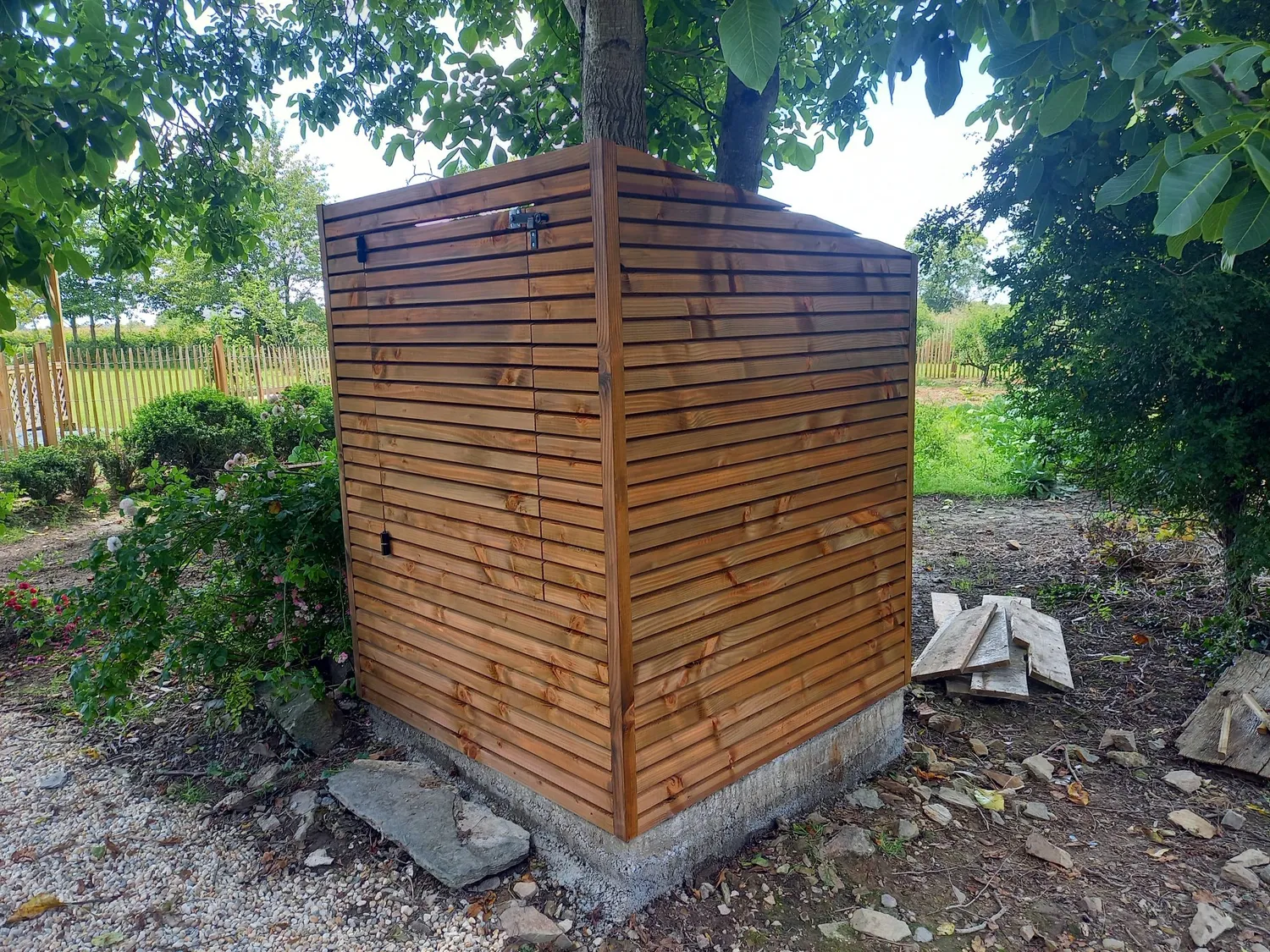 pose de terrasse bois craon